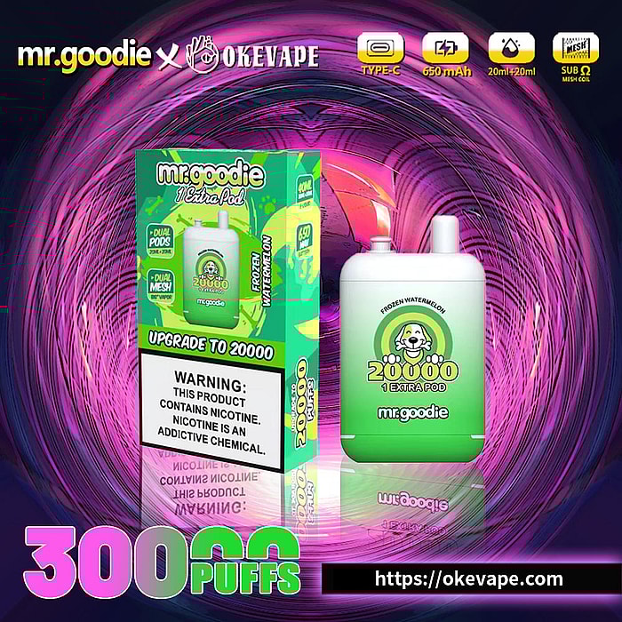 mr.goodie 20000 bouffées vape jetable en gros