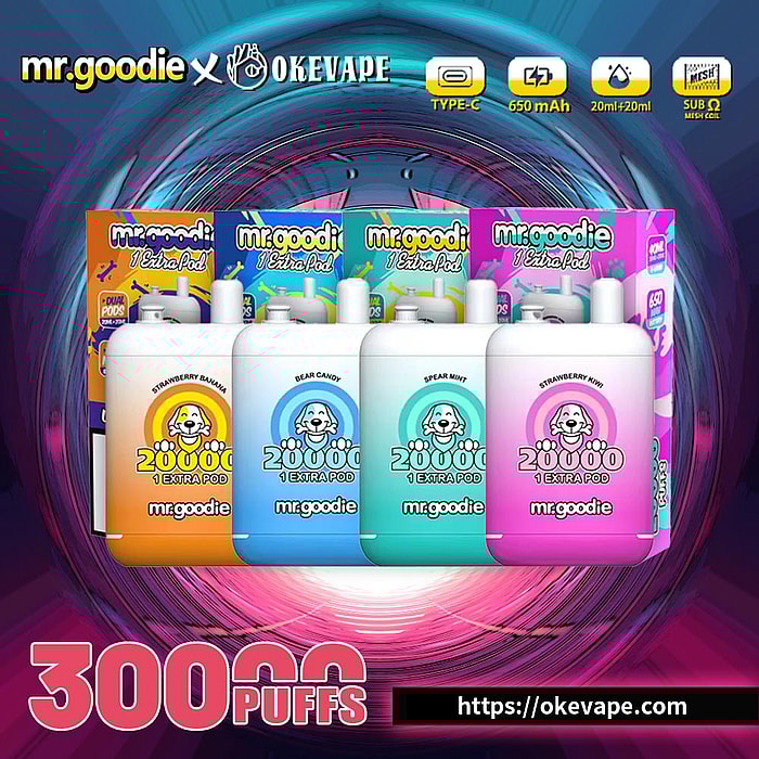 mr.goodie 20000 bouffées vape jetable en gros