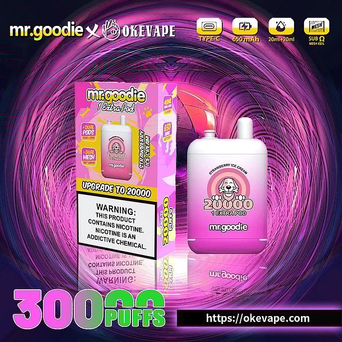 mr.goodie 20000 bouffées vape jetable en gros