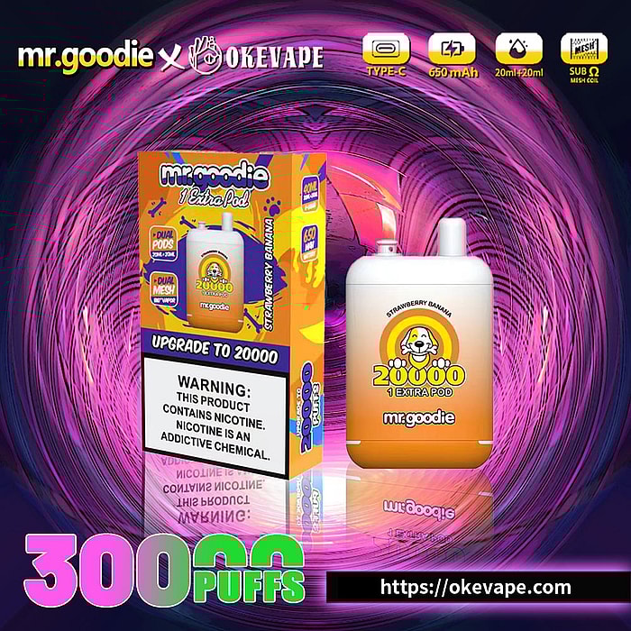 mr.goodie 20000 bouffées vape jetable en gros