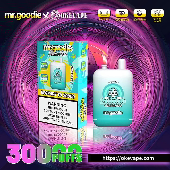 mr.goodie 20000 bouffées vape jetable en gros