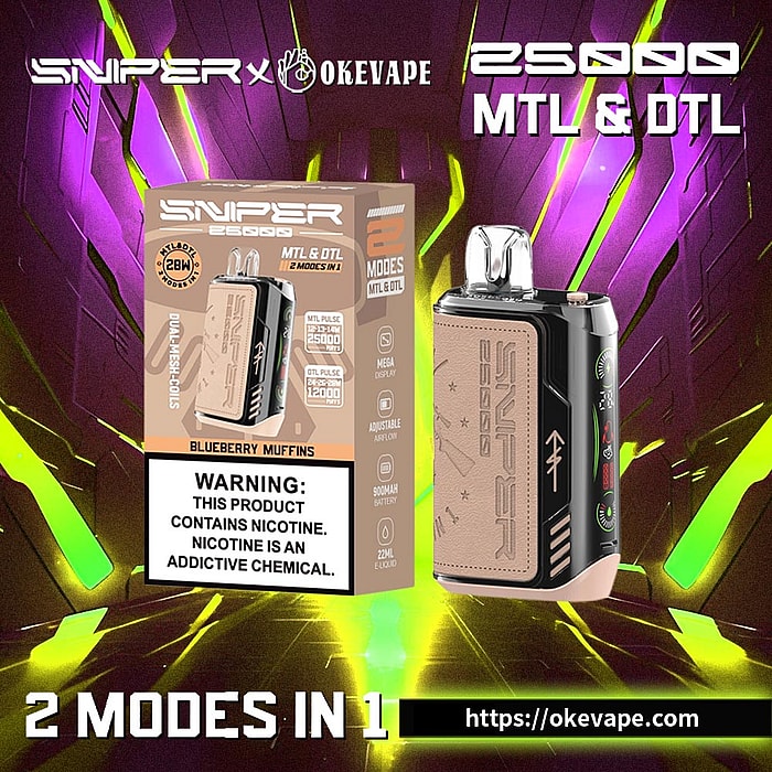 Vapmod Sniper 25000 Züge Großhandel Einweg-Vape