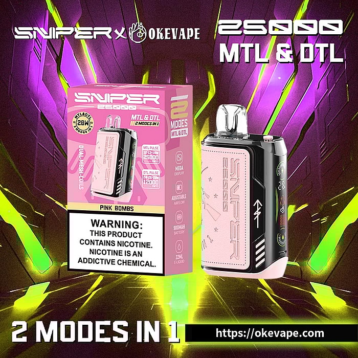 Vapmod Sniper 25000 Züge Großhandel Einweg-Vape