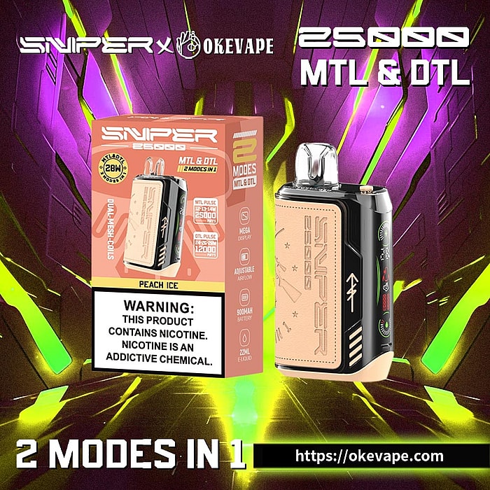 Vapmod Sniper 25000 Züge Großhandel Einweg-Vape