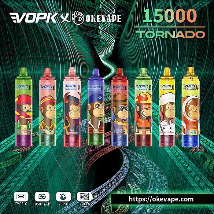vopk tornado 15000 puffs wholesale disposable vape