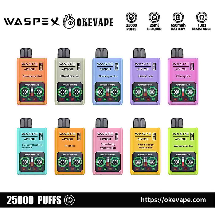 waspe 25000 trekjes groothandel wegwerp vape
