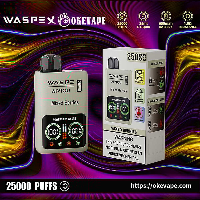 waspe 25000 trekjes groothandel wegwerp vape