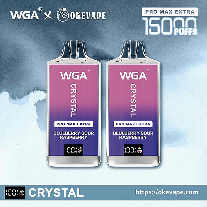 wga crystal pro max extra 15000 trekjes groothandel wegwerp vape