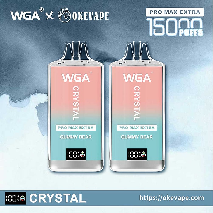 wga crystal pro max extra 15000 trekjes groothandel wegwerp vape