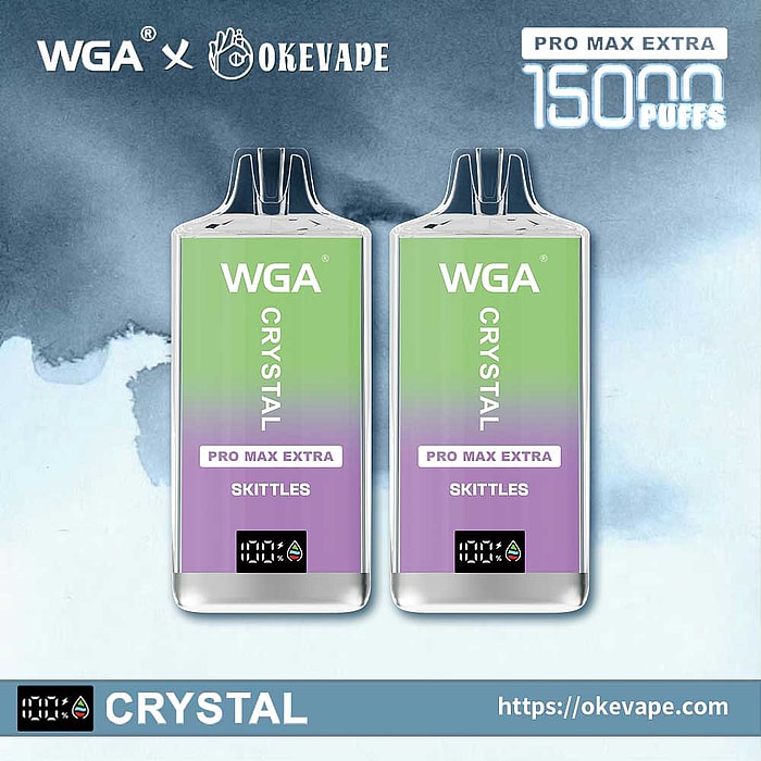 wga crystal pro max extra 15000 trekjes groothandel wegwerp vape