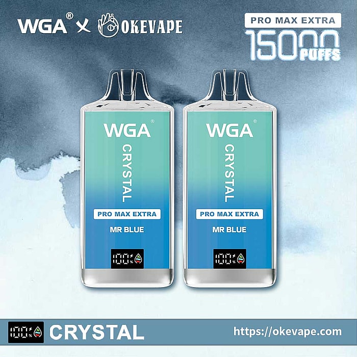 wga crystal pro max extra 15000 trekjes groothandel wegwerp vape