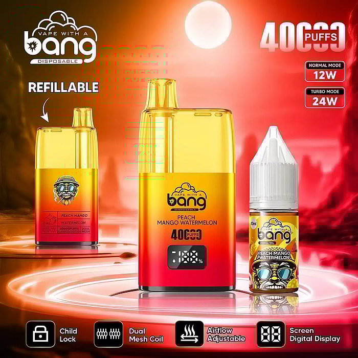 Bang 40000 bocanadas al por mayor de vape desechable