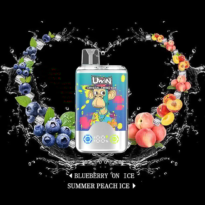 Vape jetable Uwin Twins Crystal 40 000 bouffées en gros