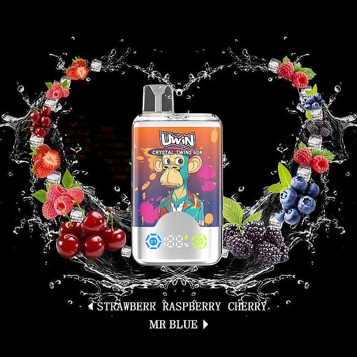 Vape jetable Uwin Twins Crystal 40 000 bouffées en gros