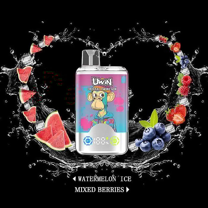 Vape jetable Uwin Twins Crystal 40 000 bouffées en gros