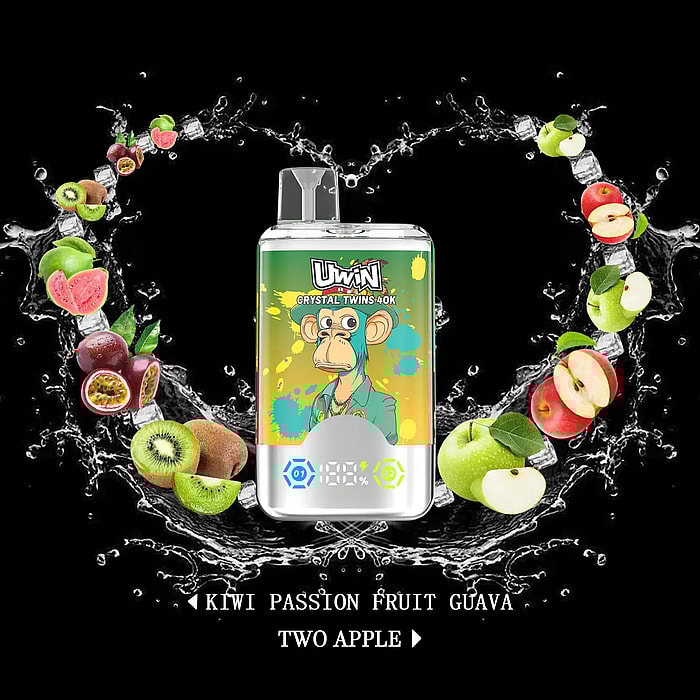 Vape jetable Uwin Twins Crystal 40 000 bouffées en gros