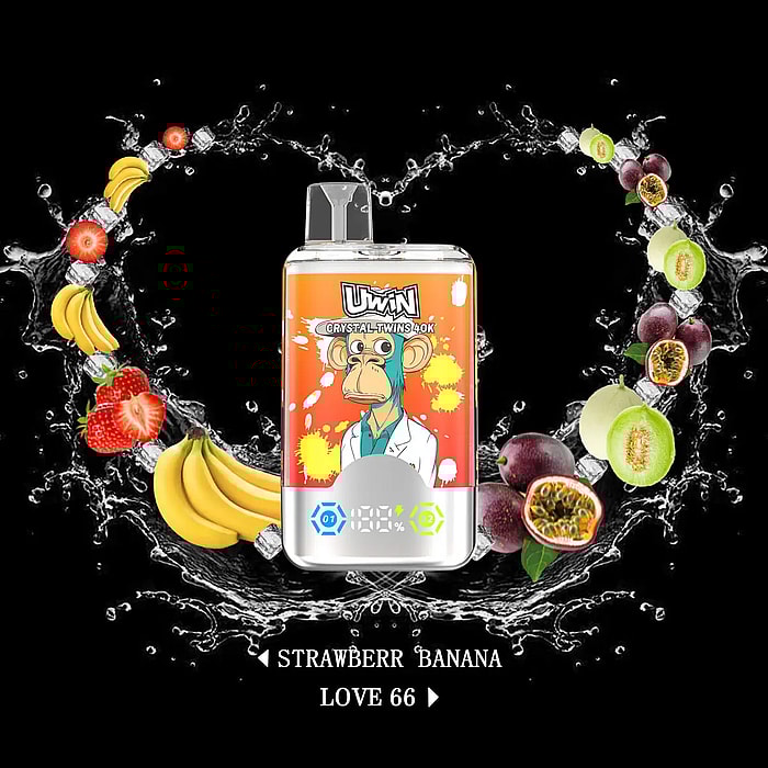 Vape jetable Uwin Twins Crystal 40 000 bouffées en gros