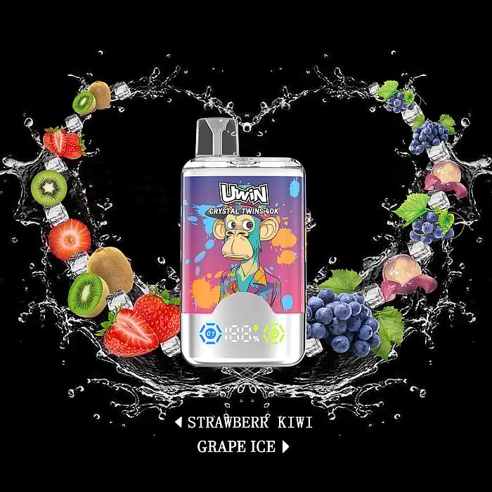 Vape jetable Uwin Twins Crystal 40 000 bouffées en gros