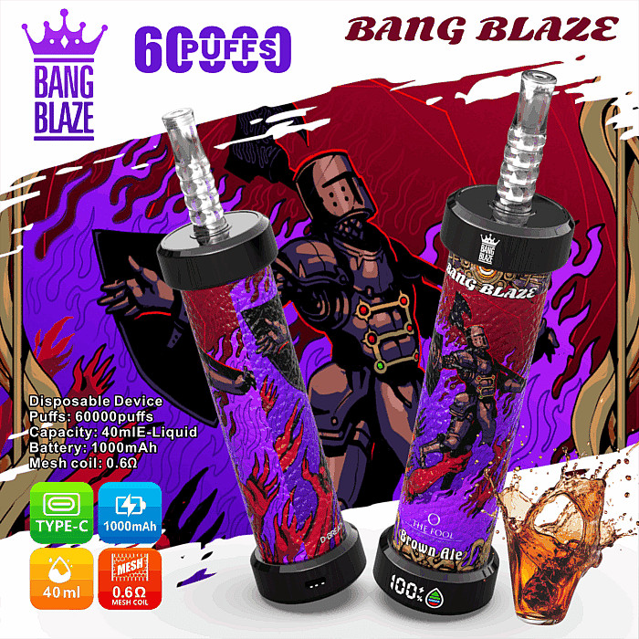 Bang Blaze 60.000 inhalaciones, vape desechable al por mayor