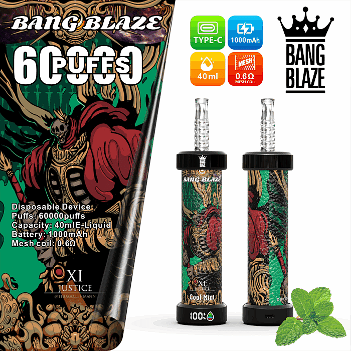 Bang Blaze 60.000 inhalaciones, vape desechable al por mayor