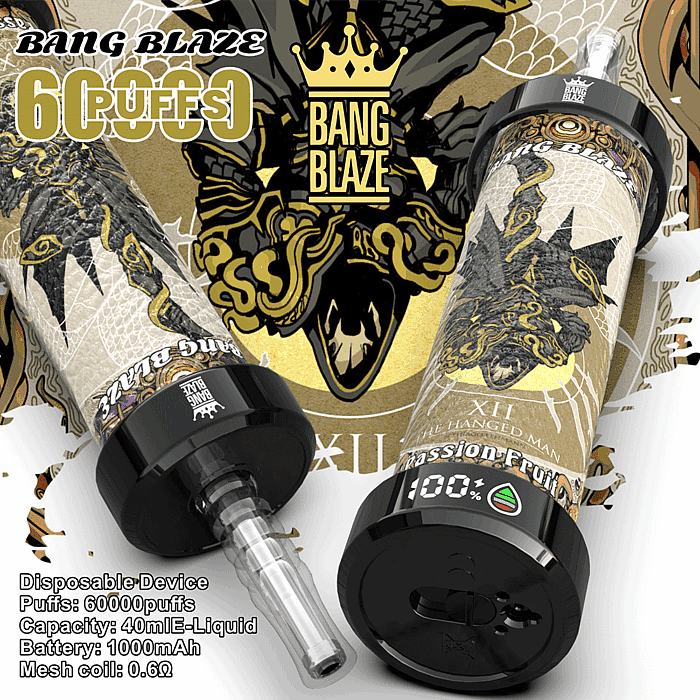 Bang Blaze 60.000 inhalaciones, vape desechable al por mayor