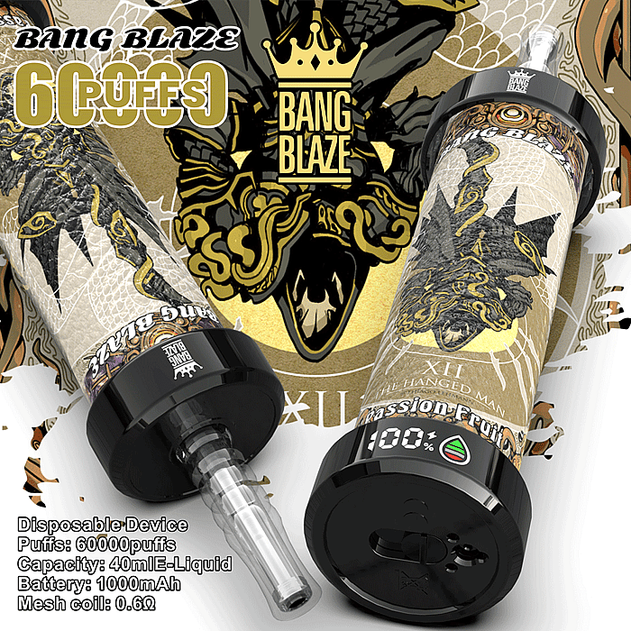 Bang Blaze 60000 tiri all'ingrosso, sigaretta elettronica usa e getta