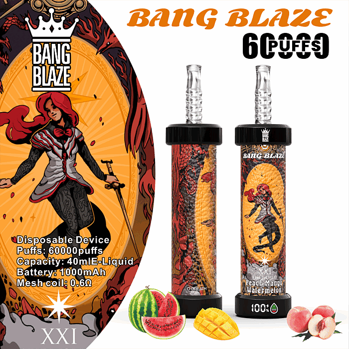 Bang Blaze 60.000 inhalaciones, vape desechable al por mayor