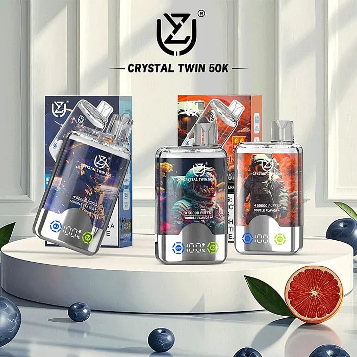 Vape desechable Uzy Crystal Twin de 50.000 inhalaciones al por mayor