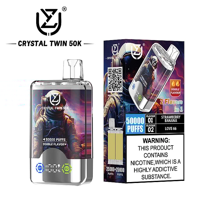 uzy crystal twin 50000 puffs hurtowo jednorazowe vape