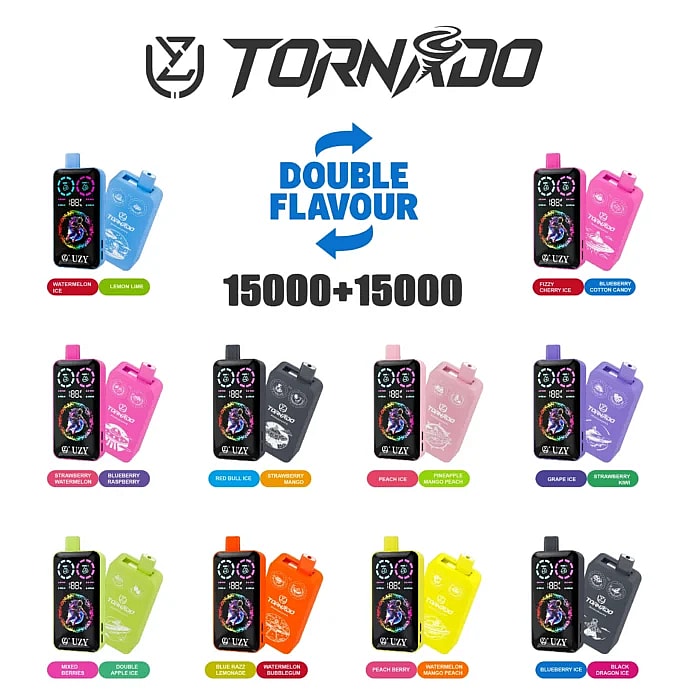 Vape desechable Uzy Tornado de 30.000 inhalaciones al por mayor