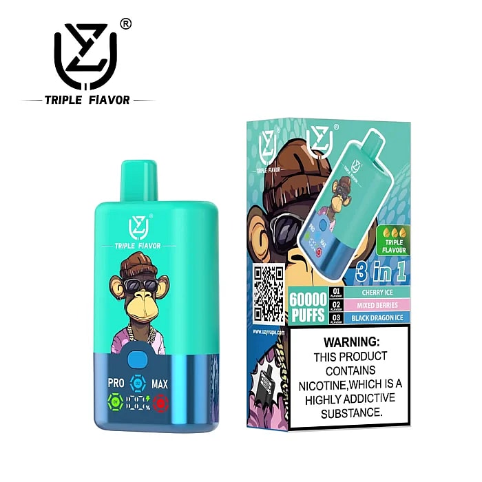 Uzy triplo sapore 60000 tiri all'ingrosso vaporizzatore monouso