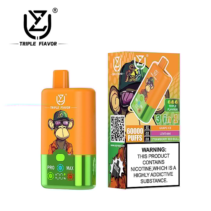 Uzy Triple Flavor 60000 Züge Großhandel Einweg-Vape