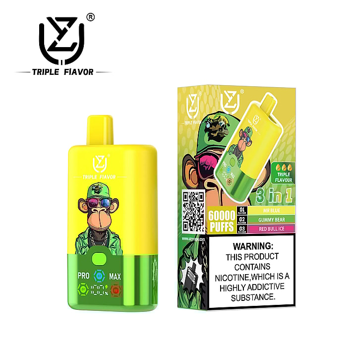 Uzy Triple Flavor 60000 Züge Großhandel Einweg-Vape