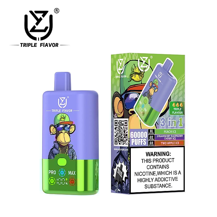 Uzy Triple Flavor 60000 Züge Großhandel Einweg-Vape