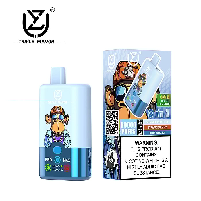 Uzy Triple Flavor 60000 Züge Großhandel Einweg-Vape