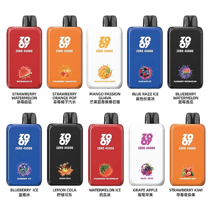 Vape jetable Zooy Zero 45 000 bouffées en gros