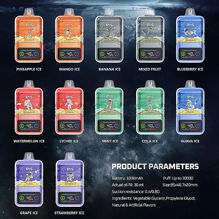 atvs 30000 30k puffs wholesale disposable vape