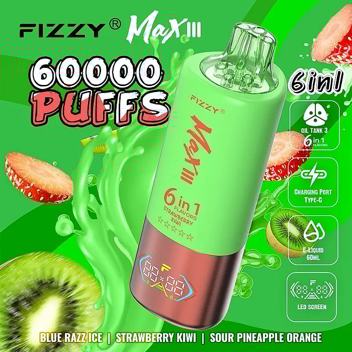 fizzy max lll 60k 60000 puffs wholesale disposable vape