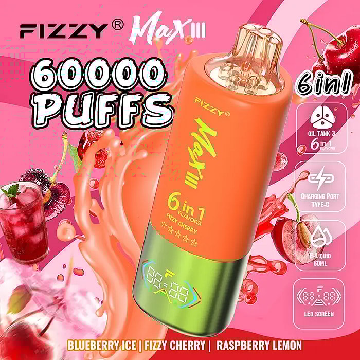 fizzy max lll 60k 60000 puffs wholesale disposable vape