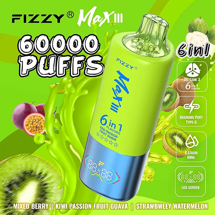 fizzy max lll 60k 60000 puffs wholesale disposable vape