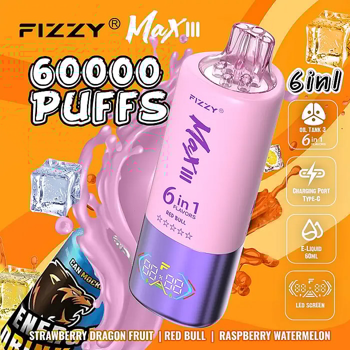 fizzy max lll 60k 60000 puffs wholesale disposable vape