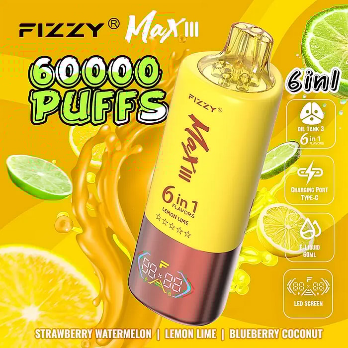 fizzy max lll 60k 60000 puffs wholesale disposable vape