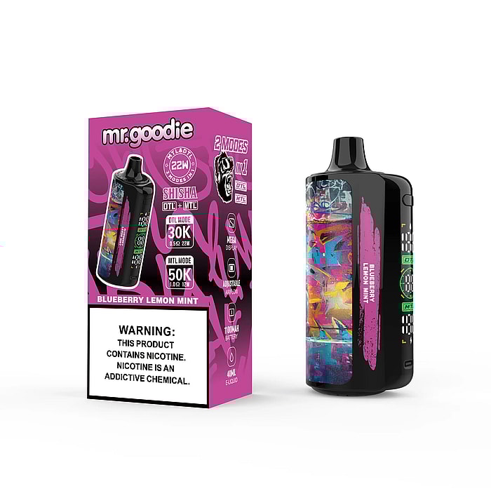 Mr.Goodie Shisha 50000 50k sbuffi all'ingrosso sigaretta elettronica usa e getta