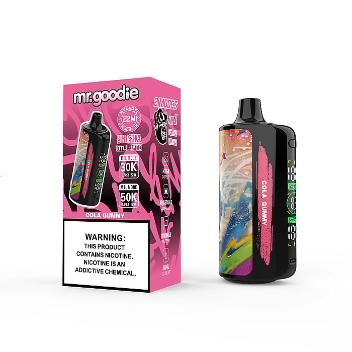 Mr.Goodie Shisha 50000 50k sbuffi all'ingrosso sigaretta elettronica usa e getta
