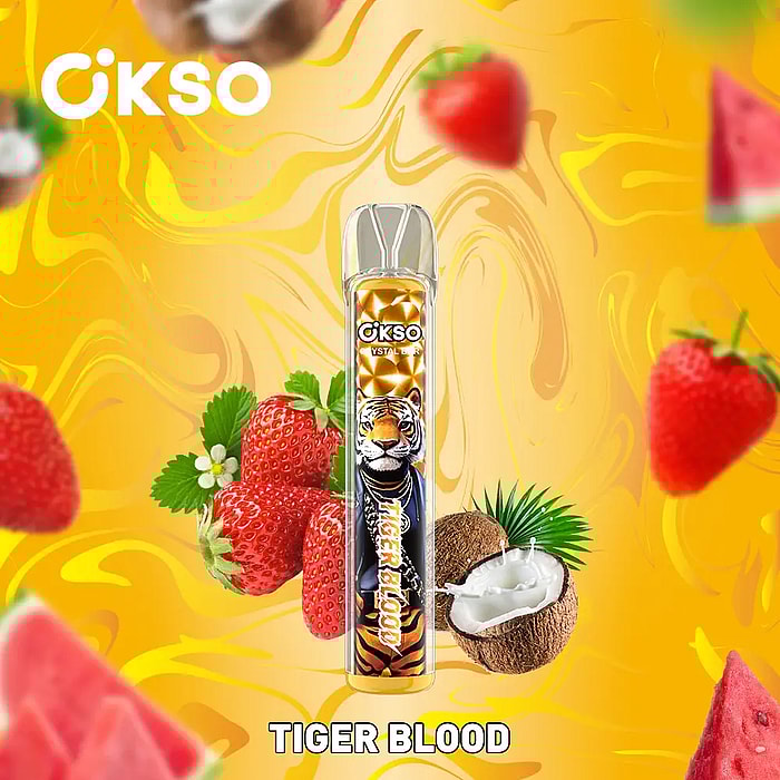 okso crystal bar 800 puffs hurtowo jednorazowy vape