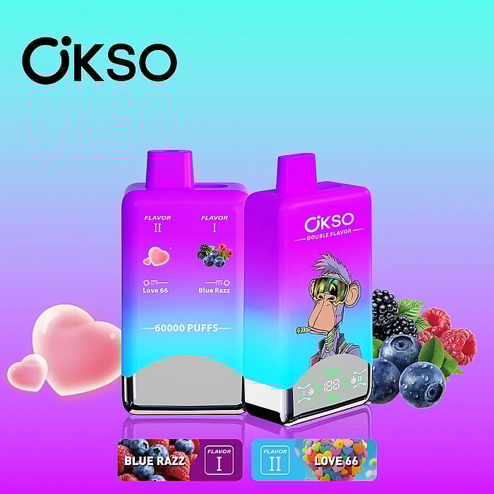 okso double flavor 60000 60k puffs wholesale disposable vape