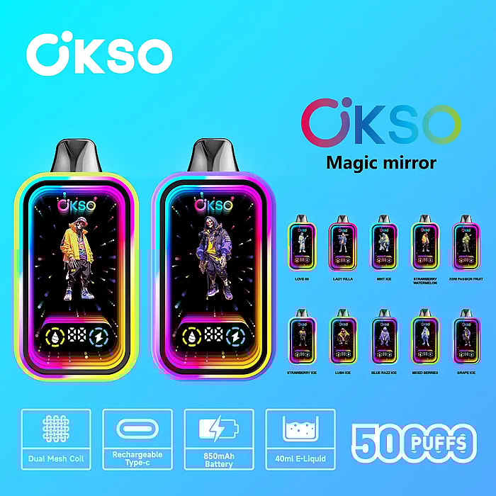 okso magic mirror 50000 50k puffs hurtowo jednorazowe vape