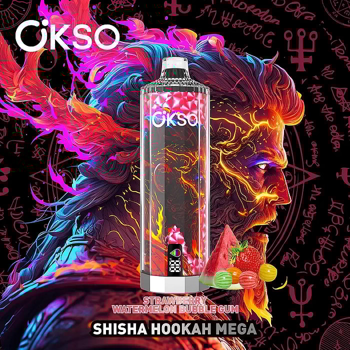 okso shisha hookah mega 50000 50k puffs hurtowo jednorazowy vape