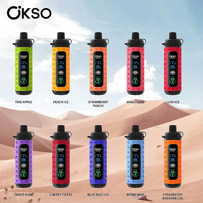 Okso Shisha Max 40000 40k sbuffi all'ingrosso, vaporizzatore monouso