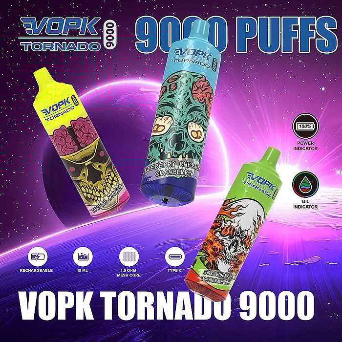 vopk tornado 9000 puffs groothandel wegwerp vape